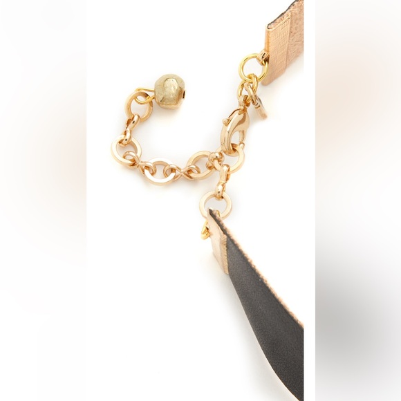 VANESSA MONEY Black Leather Ella Choker Necklace - Picture 3 of 3